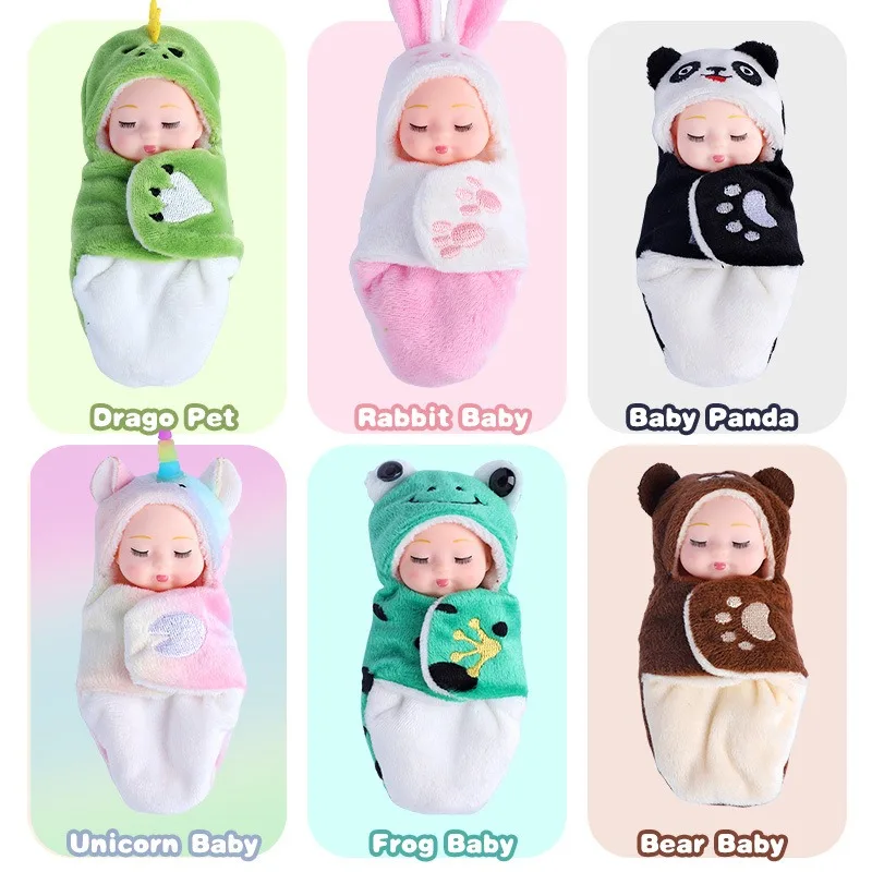 Schlafen Reborn Baby Puppe Kit Spielzeug Mini Konstellationen Baby Nette Entzückende Puppen Spielset Geburtstage Geschenke Für Kinder