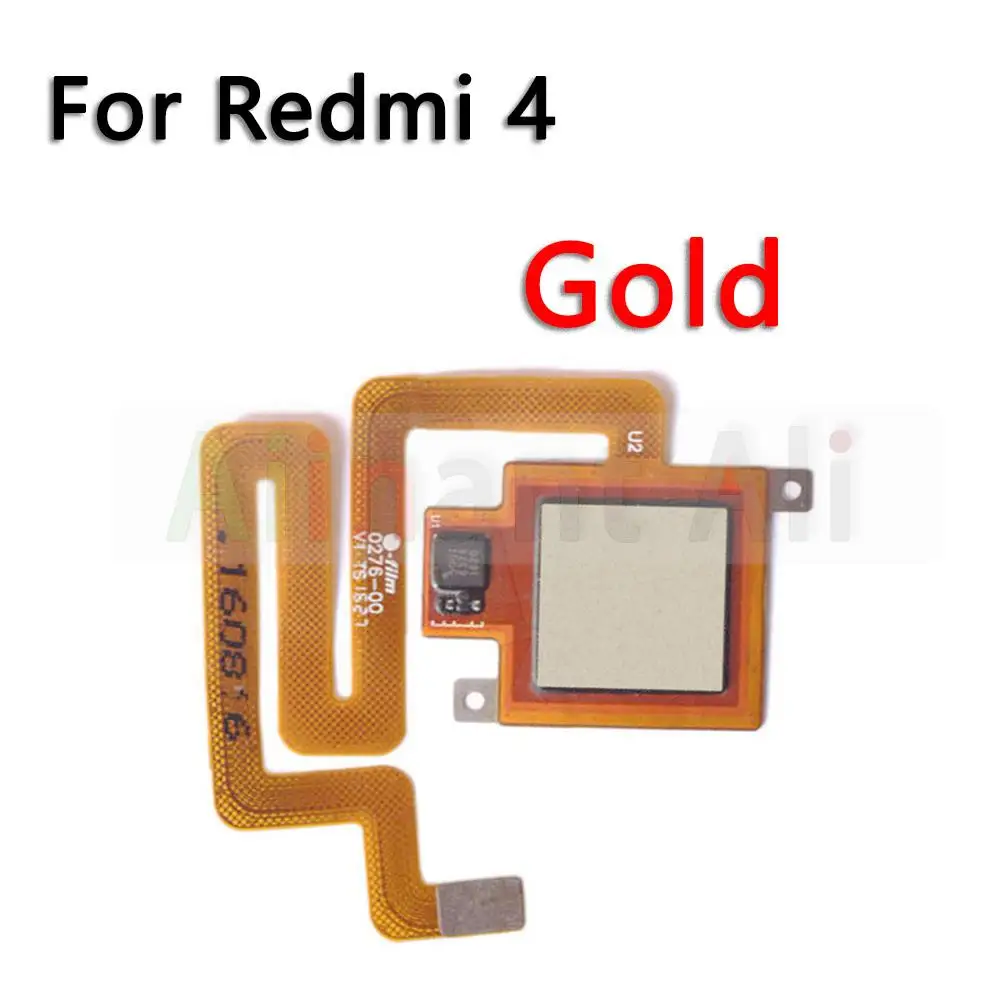 Side / Back Power Button Touch ID Finger Scanner Fingerprint Sensor Flex Cable For Xiaomi Redmi Note 4 4x Pro Prime Plus Global