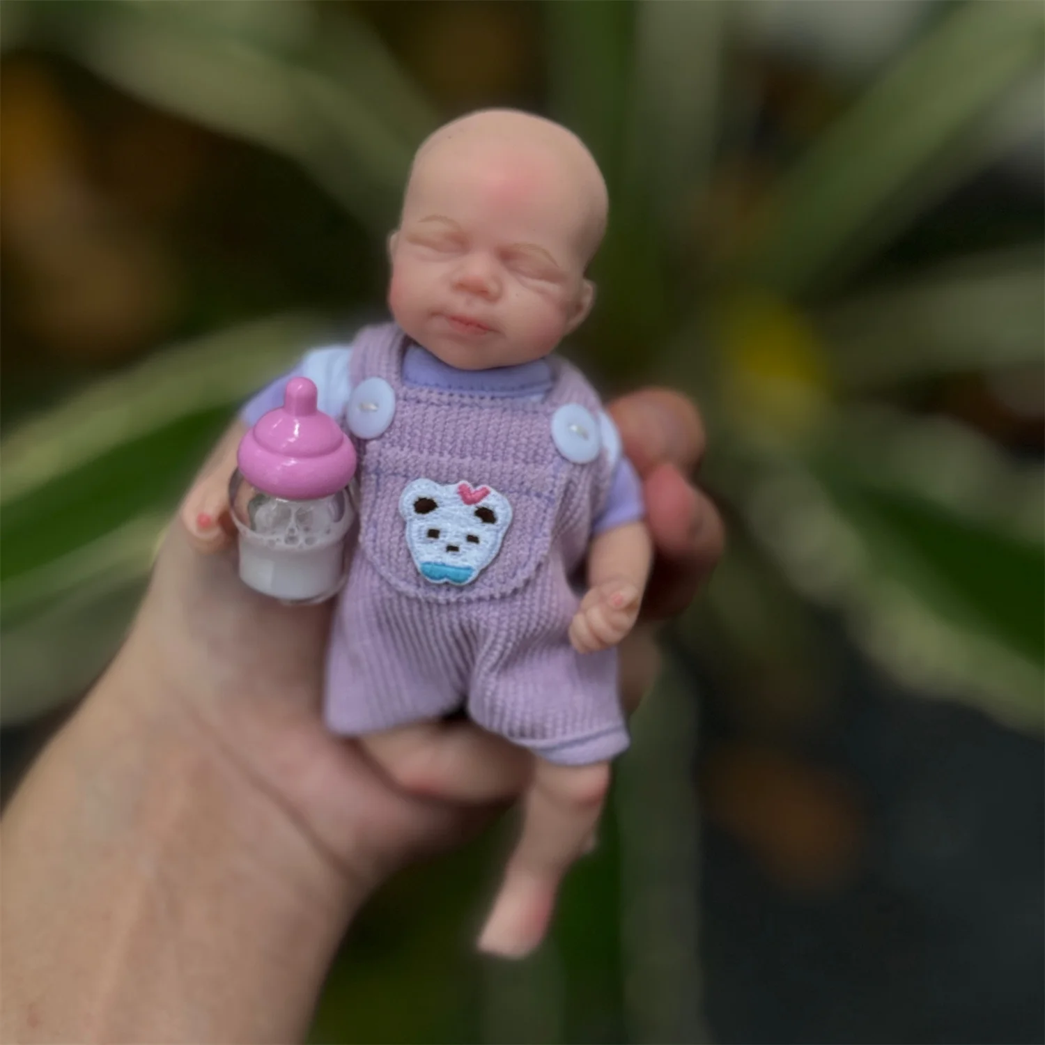 6Inch Waterproof Mini Pascale Silicone Bebe Reborn Girl With Painted Skin Body Handmade Lifelike Real Reborn Dolls