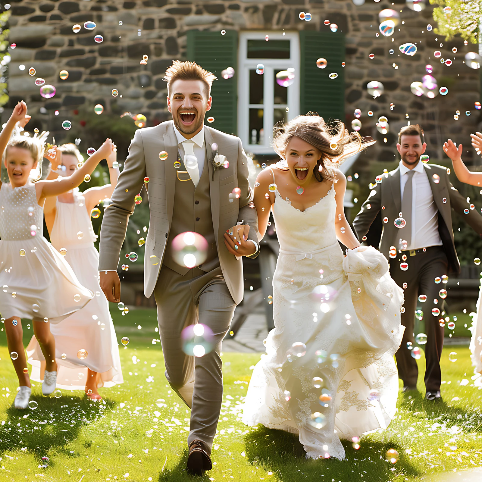 Set di bolle di champagne per matrimonio da 24 pezzi, bolle di nozze con bacchette, bolle di nozze sfuse per bomboniere per ospiti, mini tubo di bolle