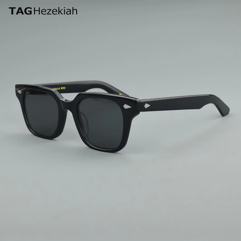 

TAG Hezekiah luxury brand sunglasses men square superior quality sun glasses vintage brand designer sunglass UV400 Goggles women