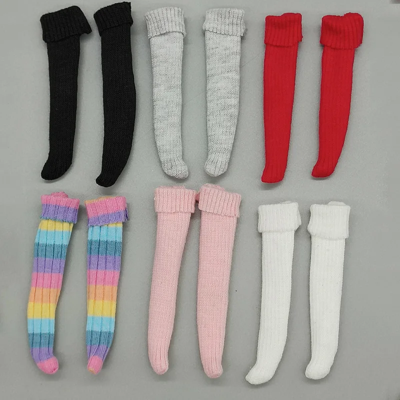 Toy Socks 6-point Doll Dress up Princess American Yarn Long Tube Lace Cloth Doll SD BJD Hearty Silk Socks Pants