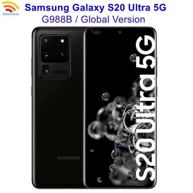 Samsung-Galaxy s20 Ultra 5gスマートフォン、g988b/ds、グローバルバージョン、6.9インチ、12GB、128GB、オクタコア、exynos、nfcオリジナル、ロック解除  - AliExpress