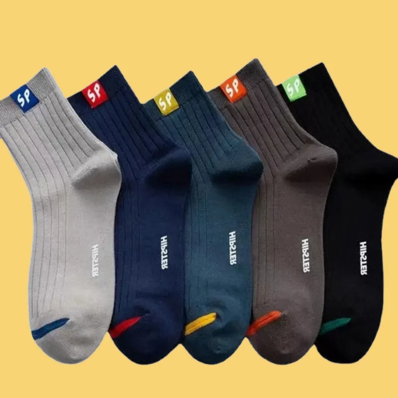 

5/10 Pairs Summer New Sports Comfort Breathable Men's Socks Men's And Women's Mid-calf Socks For Couples High-top Stockings