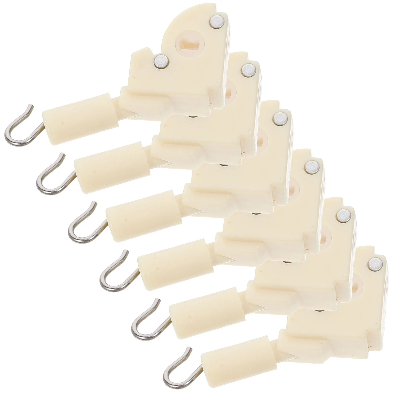 

6 Pcs Curtain Dimmer Horizontal Blind Parts Vertical Blinds Repair Kit Shutters Tilt Hook Replacement for Mini