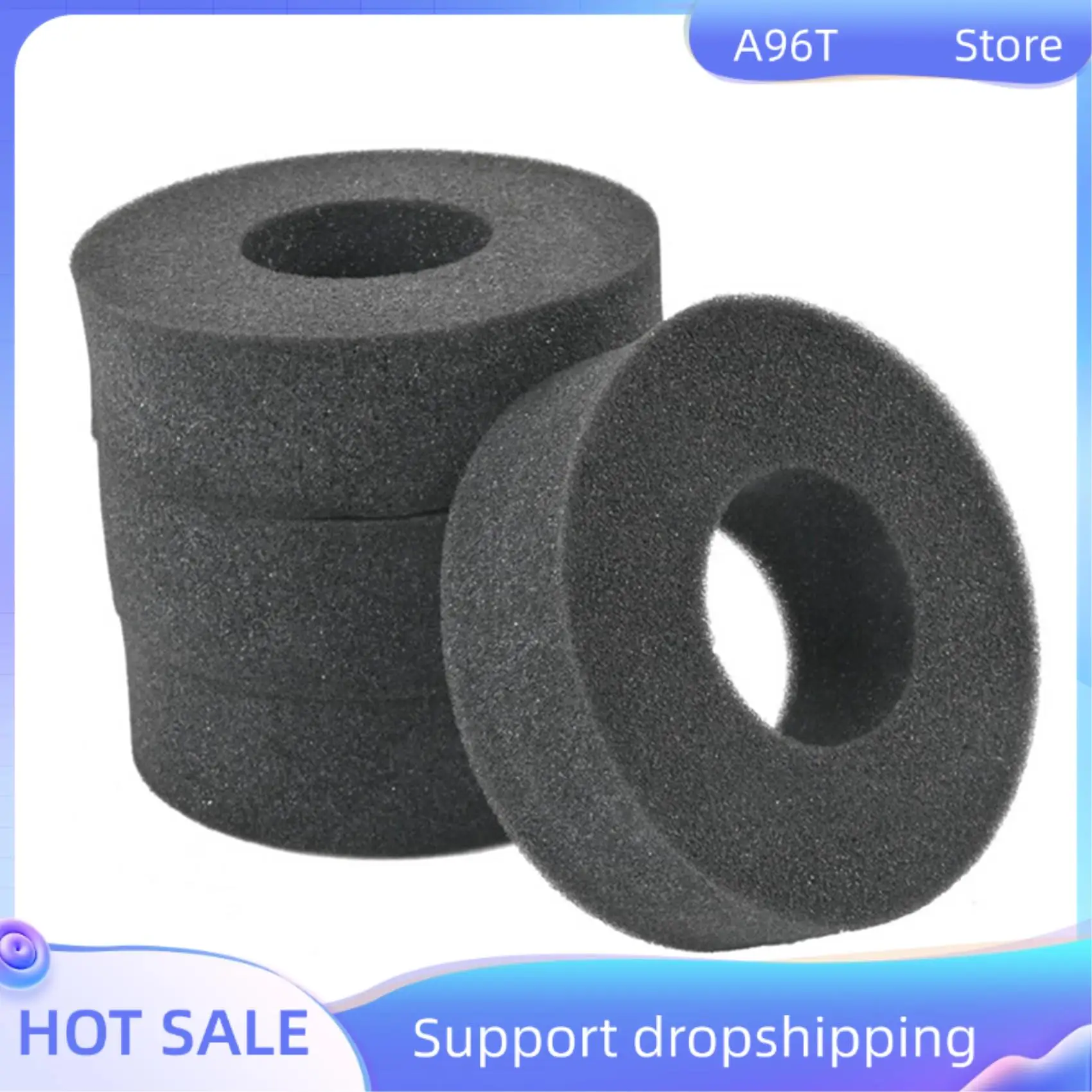 

A96T 8PCS 1.9 Inch Tire Soft Sponge Foam Fit 1/10 RC Crawler 110-120Mm Diameter 1.9 Inch Tires