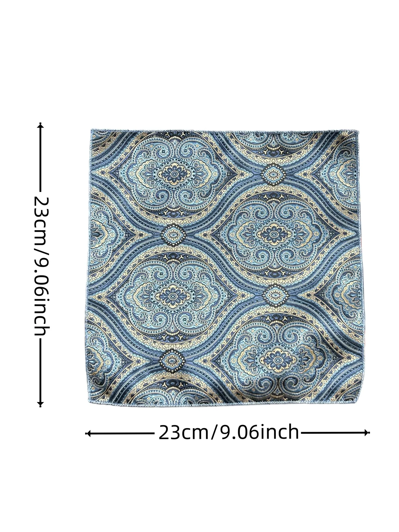 Lenço de Bolso Masculino, Lenço de Bolso Britânico Retrô com Estampa, Lenço de Bolso para Terno