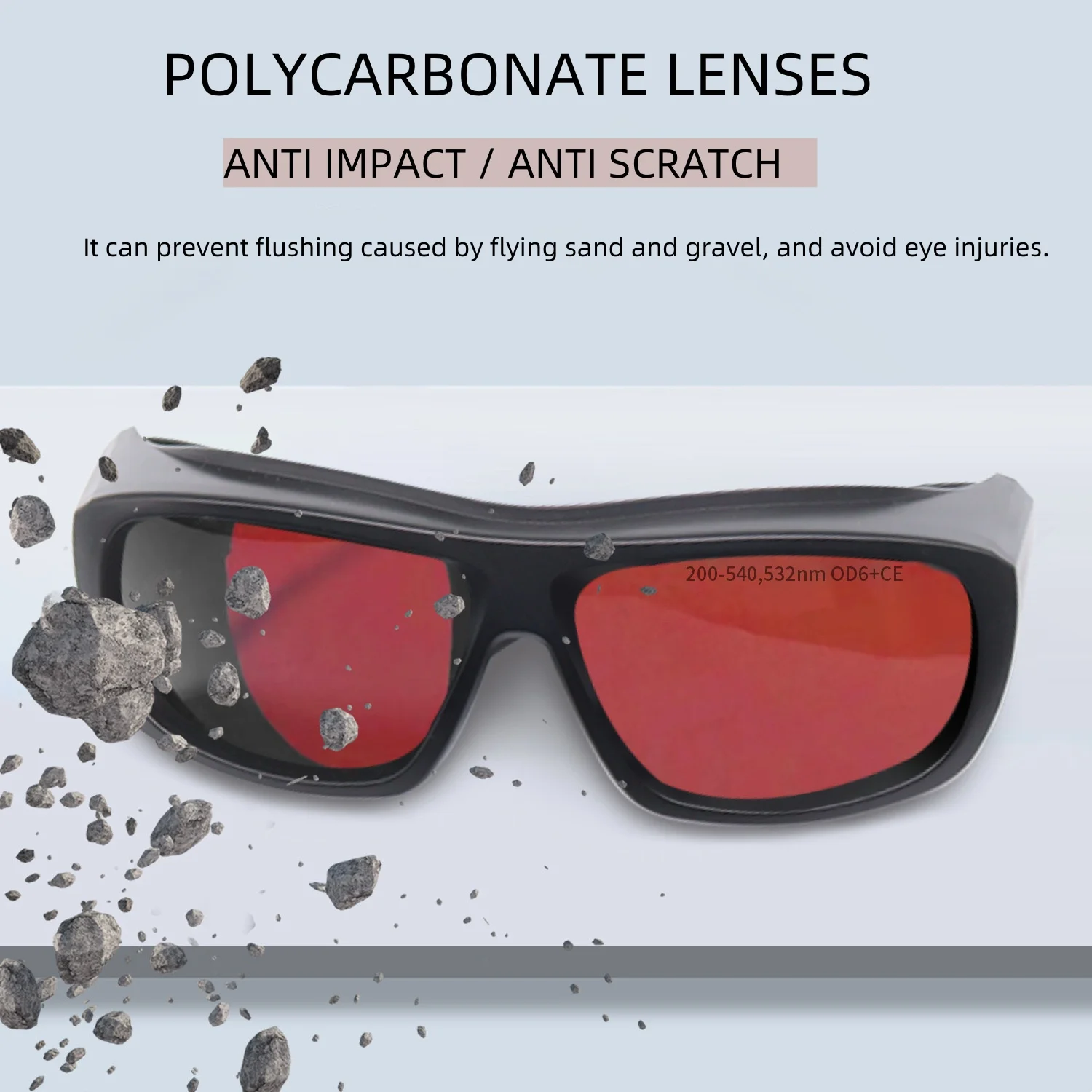 Laser Protective Glasses Anti Reflection From Infrared Cutting Machine / Beauty Instrument/ Welding Machine Laser Goggle