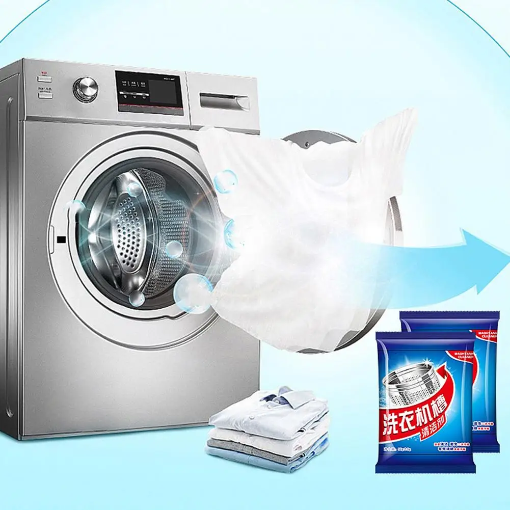 6Pcs Washing Machine Cleaner Effervescent Tablets Deep Cleaning Washer Machine Remove Dirt Detergent Bathroom Cleaner