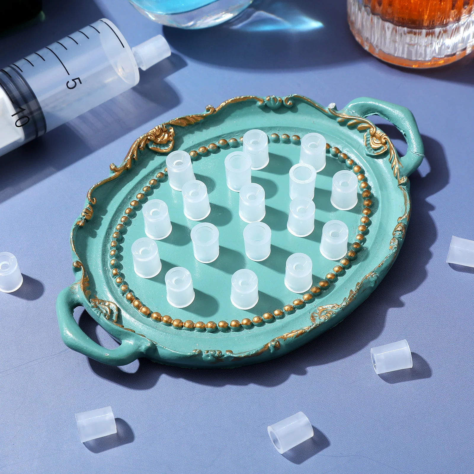 

100Pcs Perfume Dispenser Syringe Adapter Conversion Head Liquid Transfer Tool for Travel Refill Kit Perfume Syringe Adapter