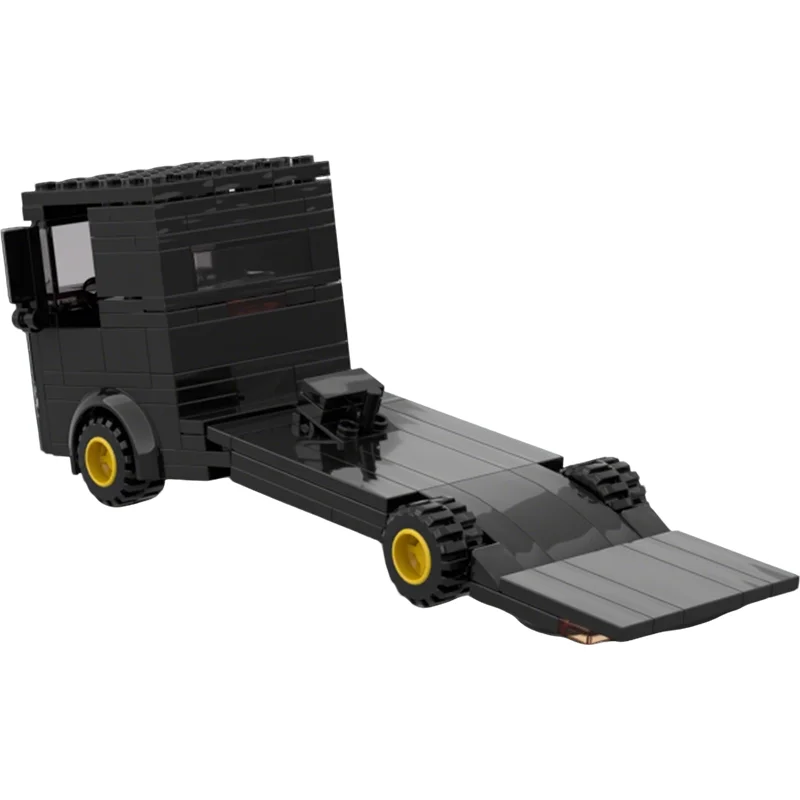 154pcs MOC City Traffic Flatback Truck AutoHero Model Building Blocks Architecture Toys Idea Christmas Gifts Education Brick
