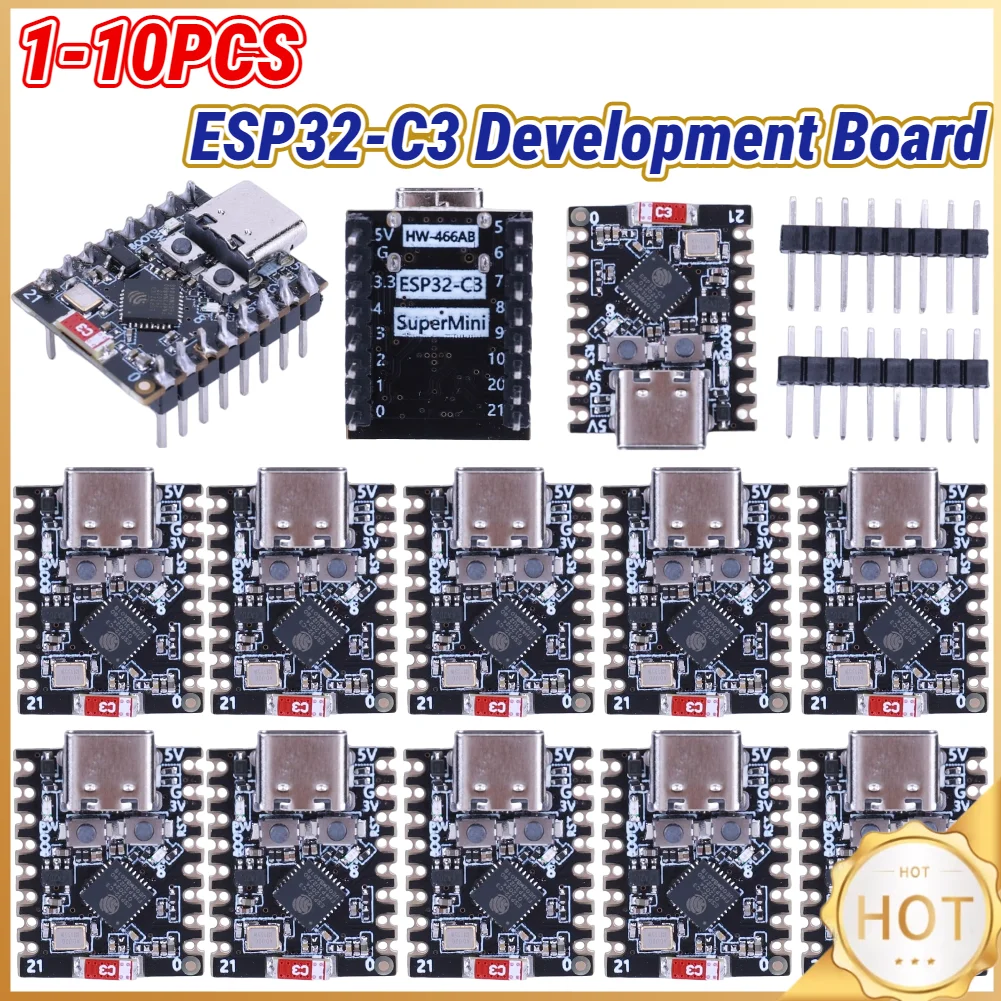 

Плата ESP32-C3 SuperMini с поддержкой Wi-Fi и Bluetooth, плата для разработки ESP32 C3 SuperMini, плата CORE для Arduino