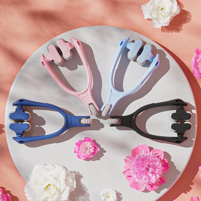 

Двухрядный роликовый массажер для пальцев с эластичной ручкой Портативное средство для снятия суставов Простое в использовании средство для снятия усталости пальцев