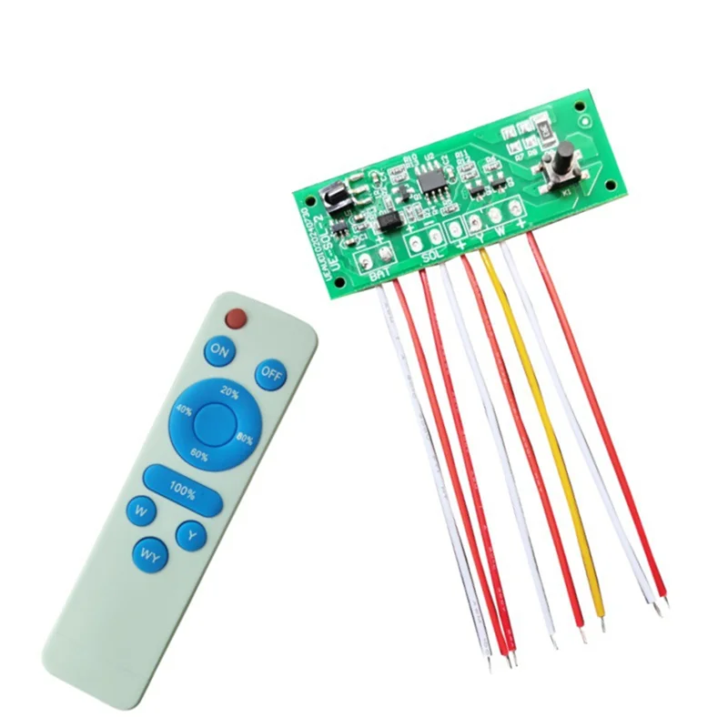 HRBAJ-Automatic Control Lamp Board 3.2V 3.7V Wall Light Control Board Solar Lamp Controller For Home Office Garden Two-Color