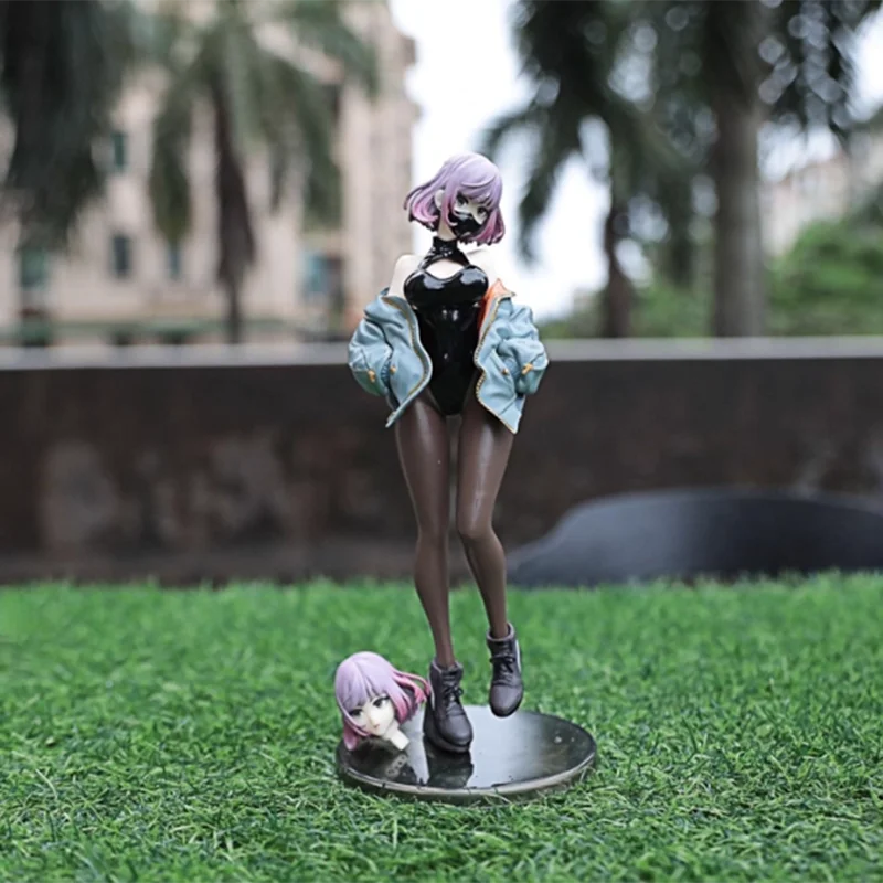 متوفر في المخزون فتاة ملثمين لونا التوضيح بيا الرسام مانغا الشكل البلاستيكية نموذج الأجهزة الطرفية مانغا عمل الشكل الهدايا اللعب لعبة