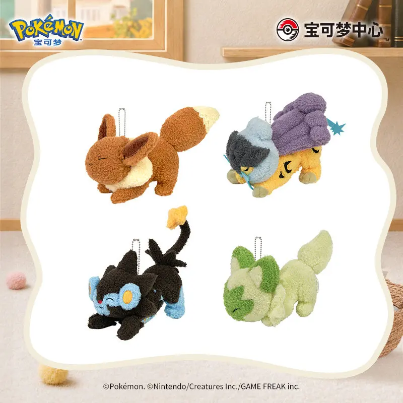 ポケモンペンダントぬいぐるみスリーピングフレンズぬいぐるみシリーズかわいいアニメフィギュアコレクタブル人形デスクトップ装飾品公式正規品