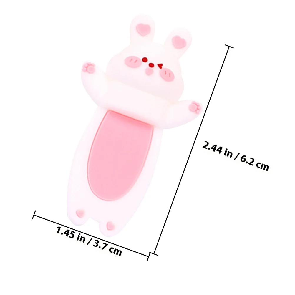 2Pcs Bunny Shape Bookmark Stylish Waterproof Book Marker for Novel Lovers Lightweight Page Saver Reading Accessory Gift Idea