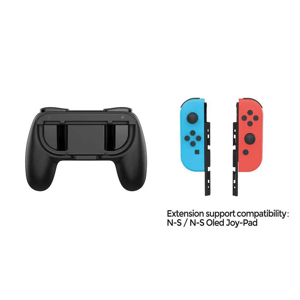 2 個のグリップキット NS 2 ジョイパッドハンドグリップシェルコントローラーゲームパッドスタンドホルダーブラケット SWITCH 2 OLED 用