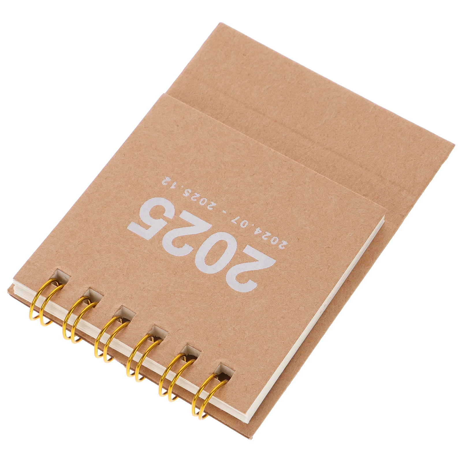 Coil Kalender Meja Kecil Kantor Kalender Mini Kertas Berdiri Flip Desktop Bulan