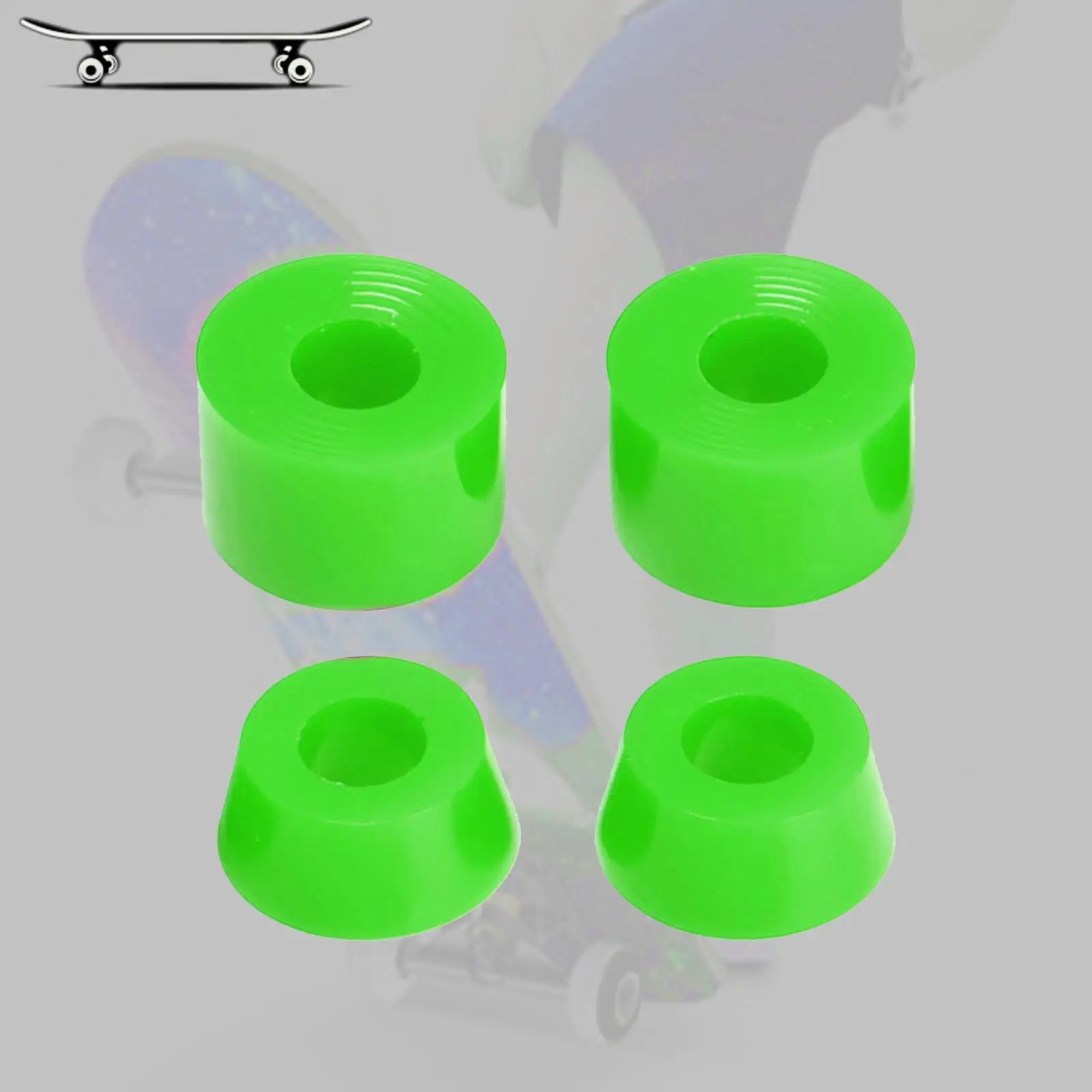 Bagues de rechange exquises pour skateboard et camion, couleur vert olive, pour longboard