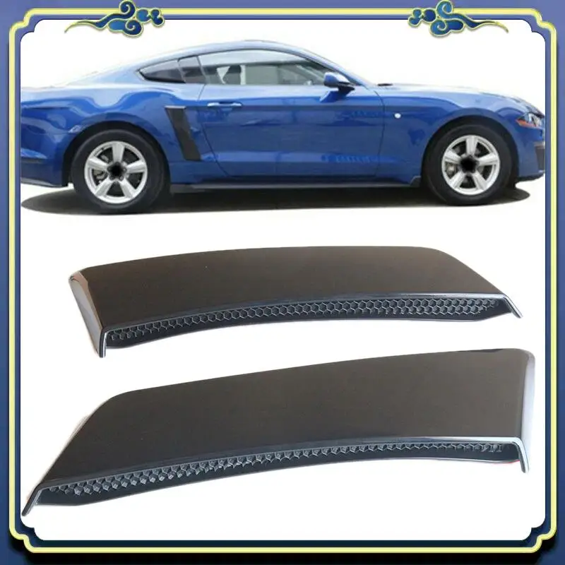 

AU16-Car Rear Side For Fender Door Scoops Frame Cover For Ford Mustang GT350 Style 2015-2018 Fender Scoops Cover