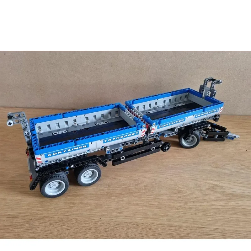 

MOC-191056 Cargo Transport Container Trailer Truck Building Blocks Model • 627 PartsMOC Creative Boys Kids Birthday Toy Gifts