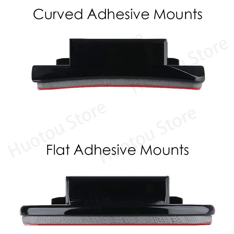 For GoPro Hero 12 11 Helmet Adhesive Sticky Mounts Flat Curved 3M Mount For GoPro 11 10 9 8 7 6 5 Insta360 X3 DJI Action Camera