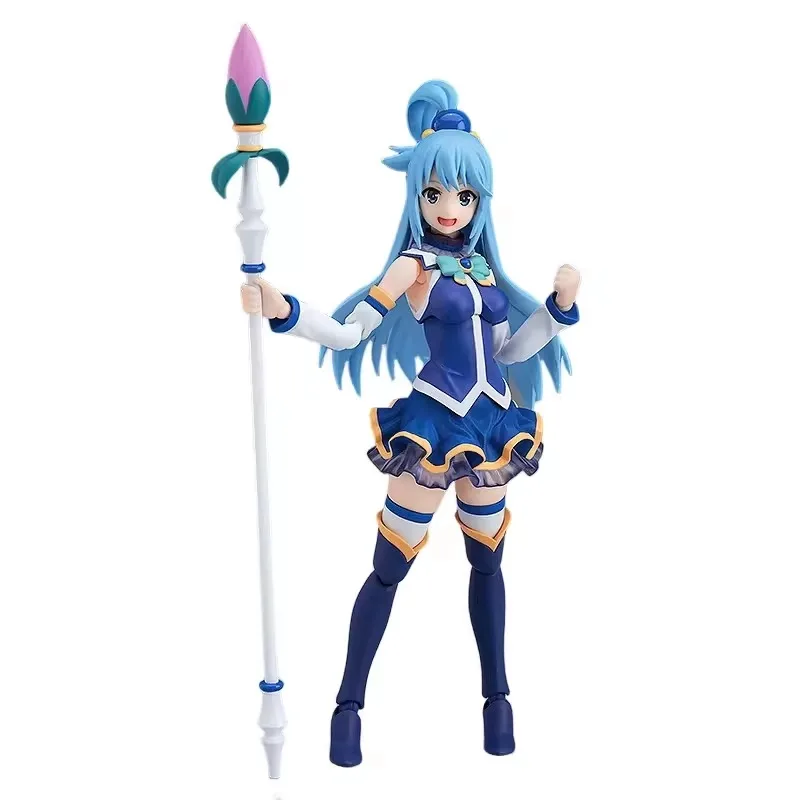 

In Stock Original Genuine GSC Max Factory Figma 399 Aqua Game Character Model Animation Character Action Toy 14cm