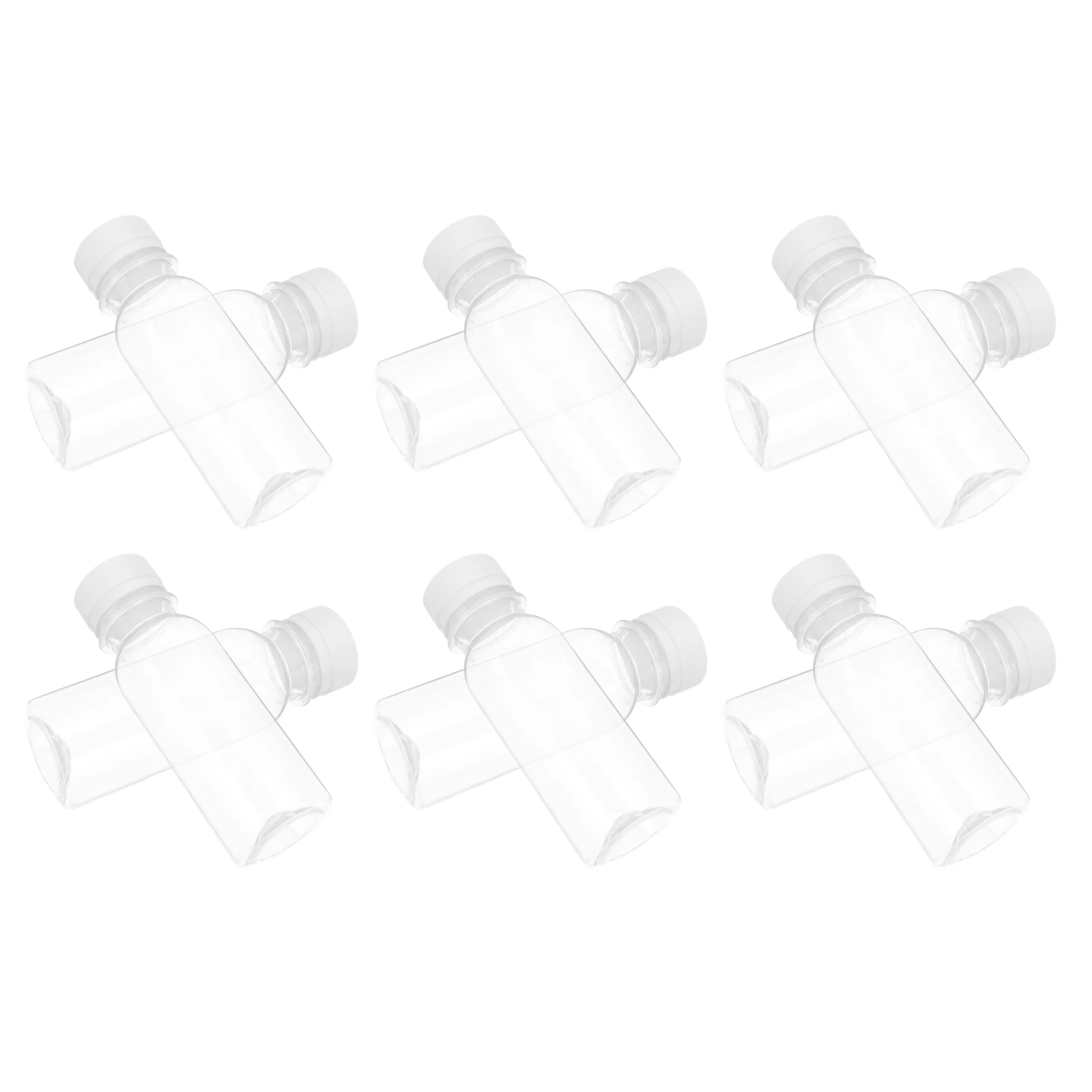 

15 Pcs Milk Bottle Small Juice Bottles Plastic Mini Containers Clear Water Storage Sealing Kitchen Gadgets Set Transparent