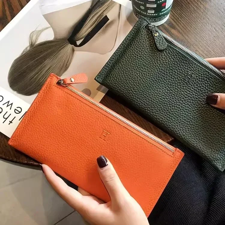 

Кожаный кошелек для телефона, горячая распродажа сезона, новый популярный портативный маленький дизайн, многофункциональный держатель для карт большой емкости, роскошный Br