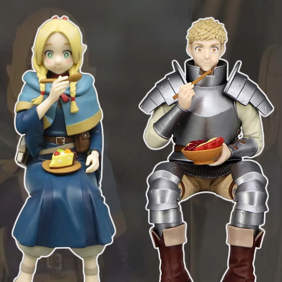 

Delicious In Dungeon Sitting Marcille Laios Touden Figure Noodle Stopper 13-15cm Desktop Car Ornaments Anime Model Gifts