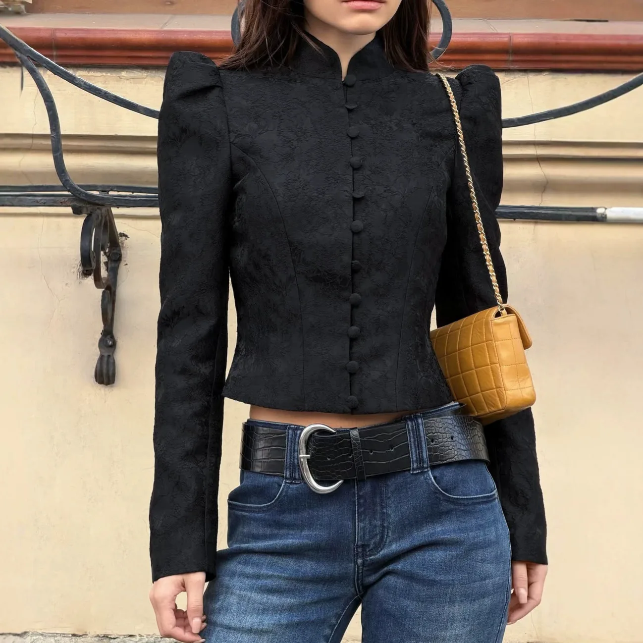 2026 Autumn Winter Jacauard Weaving Jackets For Women Outerwears Oversized Jacket Woman Streetwear Women's Coats Varsity Jackets