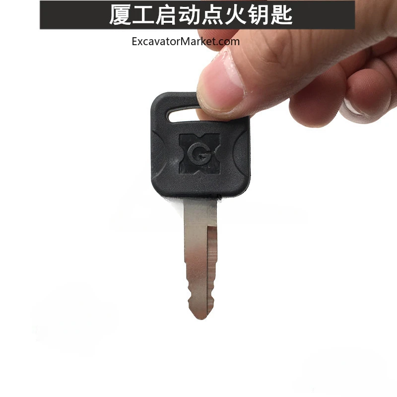 For Excavator Accessories Xiagong Side Door Key XG806/808/815/820/822/821 Ignition Key