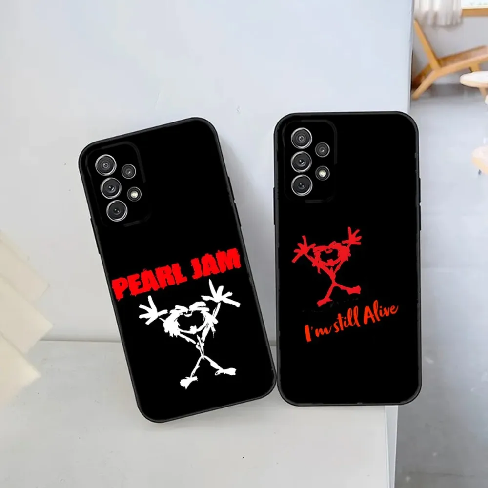 R-Rock Band Pearl Jam Phone Case For Samsung S21,S22 Ultra,S20,S30 plus,S22 plus,S23,S30 ultra 5G Silicone Cover