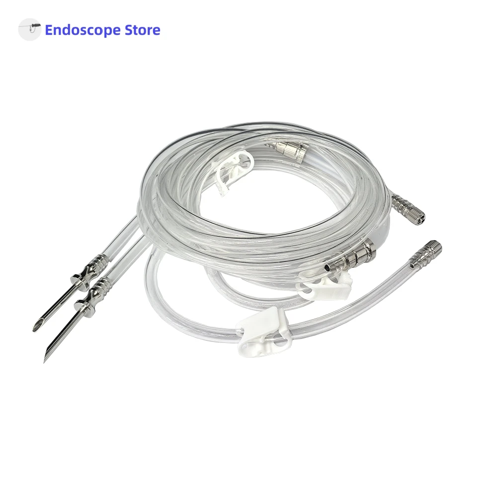 

Medical Endoscope Endoscopy Pressurizer Irrigation Pump Silicone Tubes with Interface Adapters