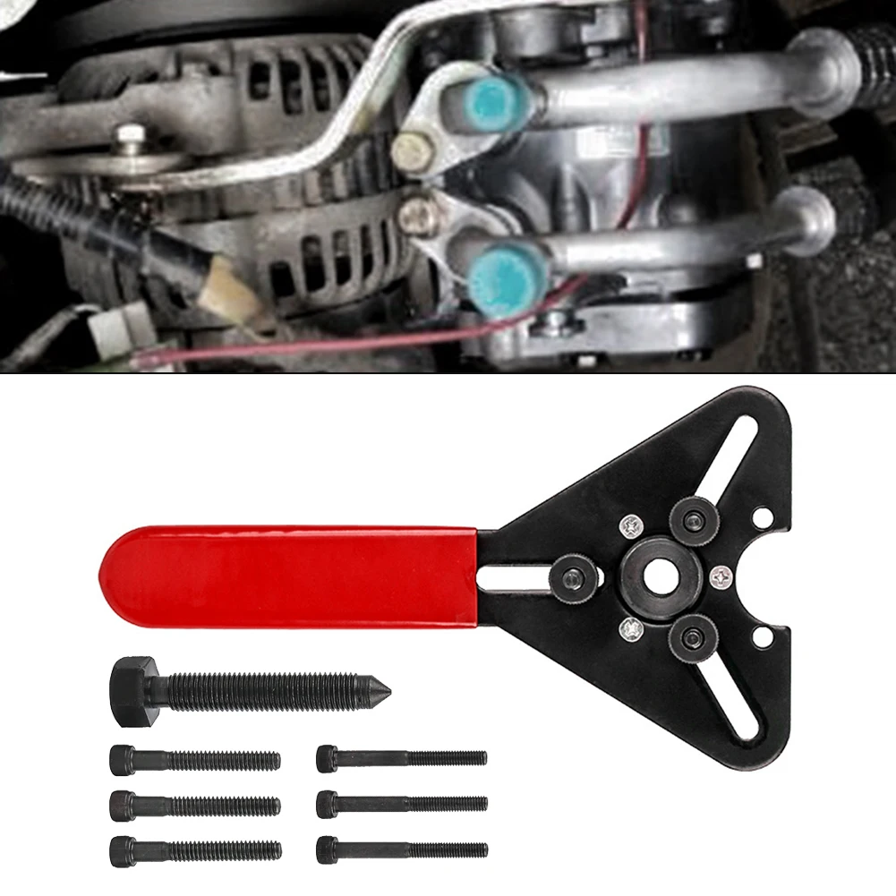 Car Air Conditioning Compressor Clutch Wrench A/C Compressor Clutch Remover Hand Tools Fixed Pump Head Suction Cup Puller Repair