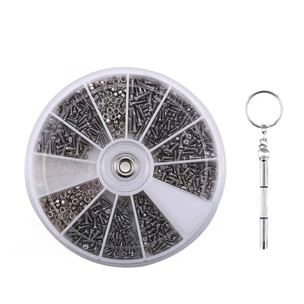 

Screws Laptop Repair Tool Multifunctional Screws Nuts Assortment Kit Glasses Repair Set With Screwdriver Watch Repair Tools