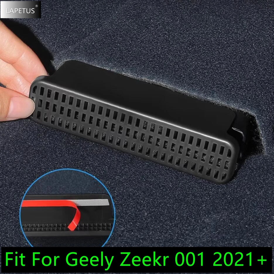 

For Geely Zeekr 001 2021-2023 Car Seat Floor Air Outlet Plastics Protective Cover Seat Bottom Anti-Blocking Interior Accessories