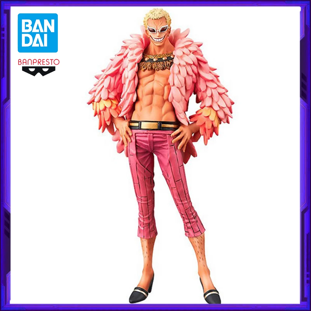 

In Stock Bandai Original Banpresto ONE PIECE Donquixote Doflamingo Anime Action Figure Model Figures Toys