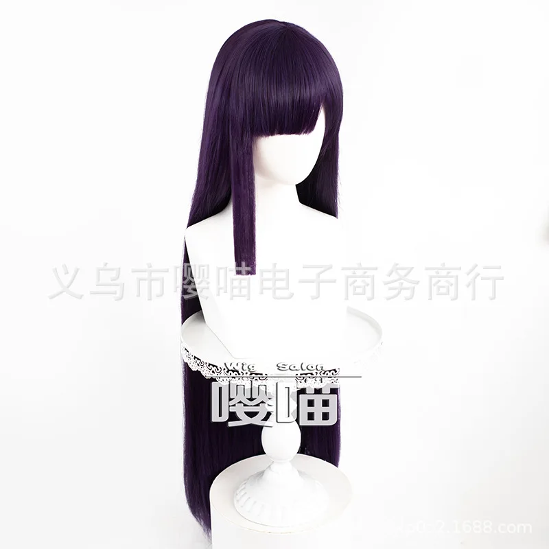 Ren Yamashiro Cosplay Wig Anime Mato Seihei No Slave 100CM Wig Purple Heat Resistant Synthetic Hair Ren Yamashiro Role Play Wigs