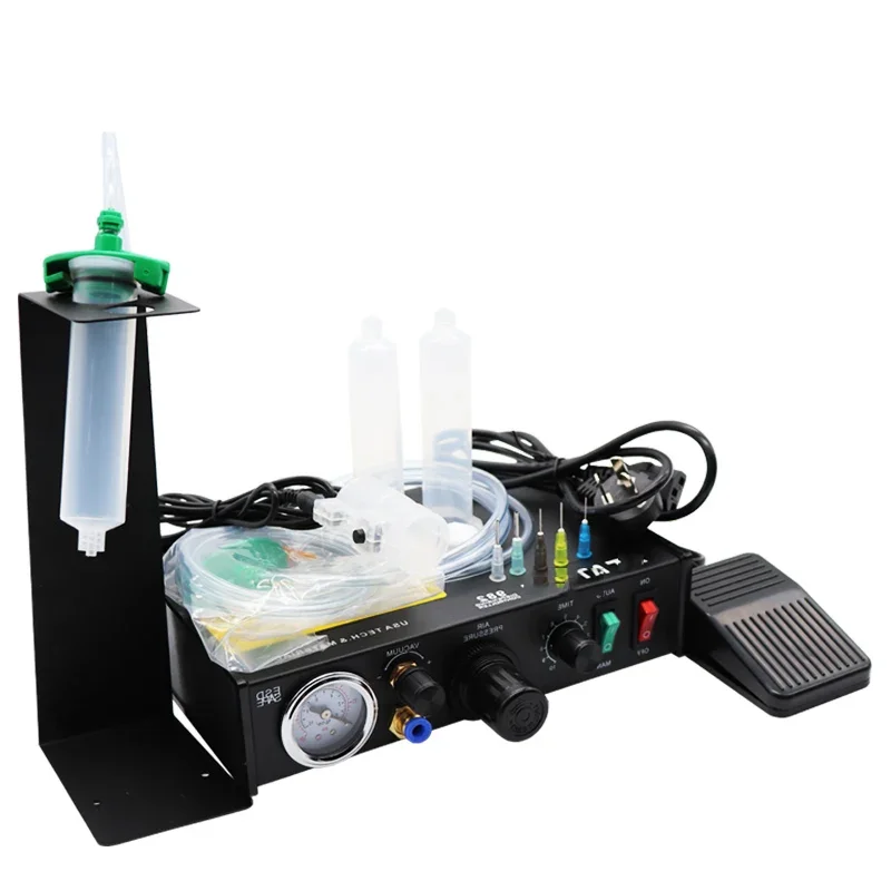 982 Semi-Automatic Manual Controller Dispensing Injection Machine 220V/8W Silicone Ab Glue Uv Glue Filling Machine