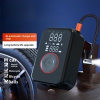Air Pump for Portable Automobile Car Tire Car Wireless Air Pump Silent Intelligent Led Screen Digital Display