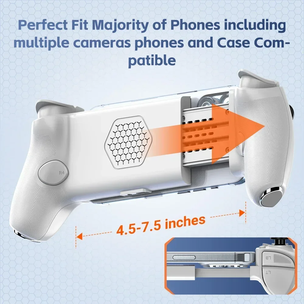 Controller di gioco mobile Controller di gioco universale Jiaying Aobian Max cablato di tipo C per iPhone15 serie Android Huawei Samsung