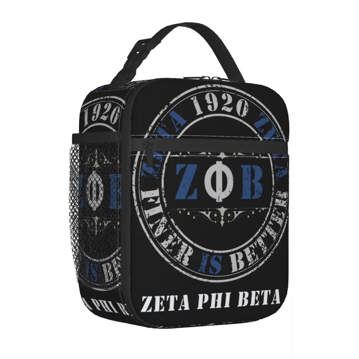 مخصص زيتا 1920 حقيبة الغداء للنساء الحرارية برودة معزول علب الاغذية أطفال مدرسة الأطفال مقاوم للماء حمل الحقائب #2