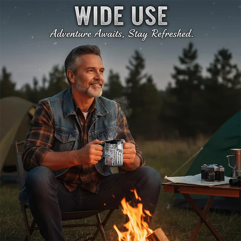 

Подарочная кружка Mechanic's Dream, керамическая кофейная чашка с ящиком для инструментов на 11 унций, идеальный подарок на день рождения/Рождество для любителей автомобилей и самостоятелей