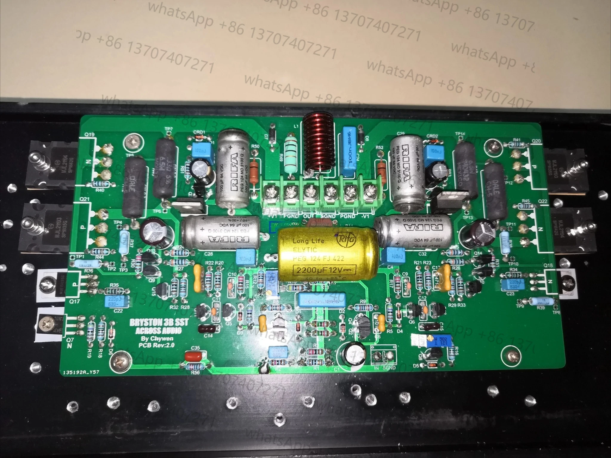Placa de Circuito Impreso (PCB) del Amplificador de Potencia BRYSTON 3B SST