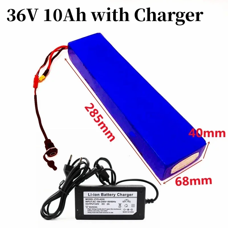 

36V 10Ah 18650 Lithium Battery Pack 10S3P 42V 250W~600W for xiaomi essential scooter M365 Replaceable Battery + Charger