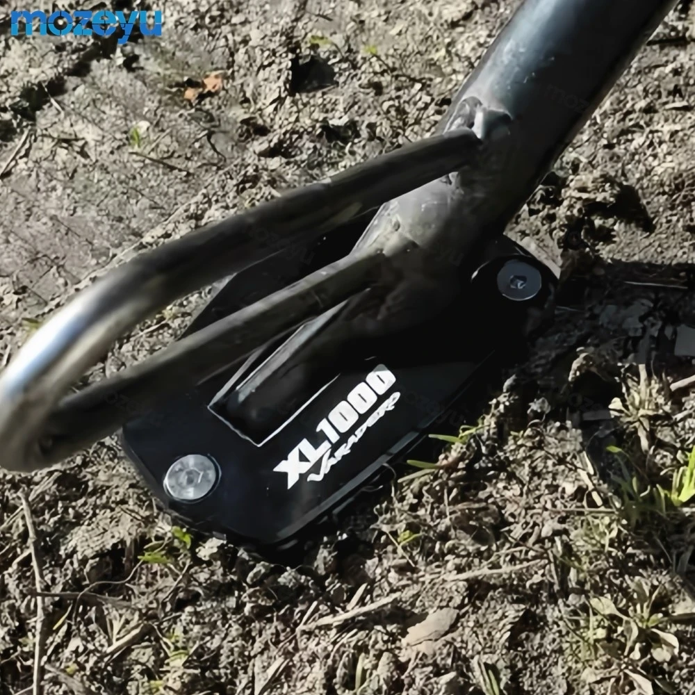 

For HONDA XL1000V XL1000 XL 1000 V VARADERO 2001 - 2008 2009 2010 2011 Kickstand Enlarger Pad Side Stand Extension Plate XL1000V