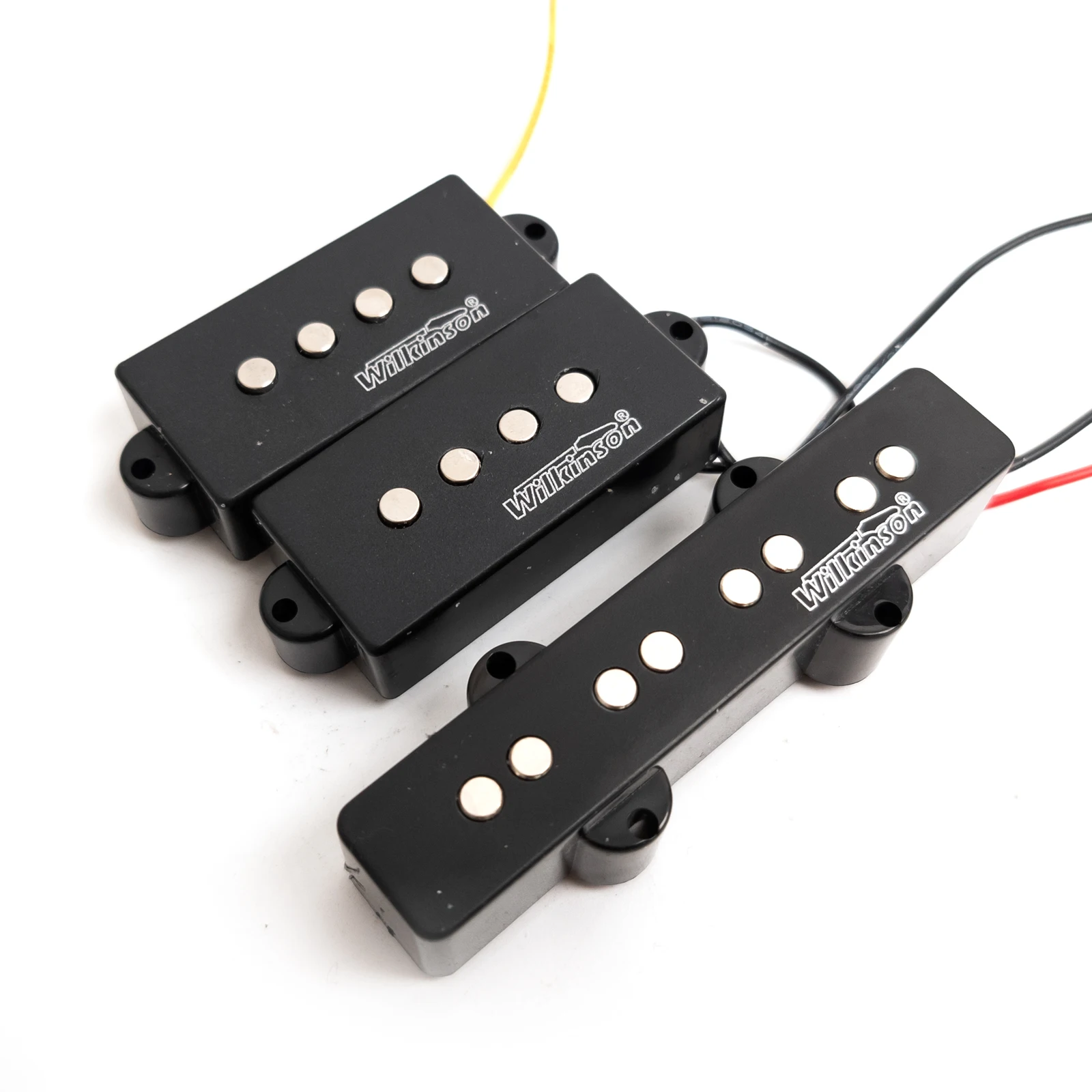 

Black Humbucker Bass Pickups for 4-String Electric Bass – Compatible with Precision & Jazz Style Guitars