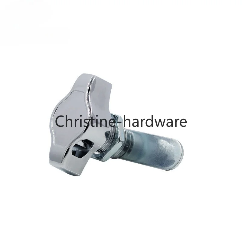 10pcs Keyless Mechanical Cam Lock for Cabinets–Adjustable 16/20/25/30mm Depth,Secure Push-Button Door&Drawer Lock for Furniture